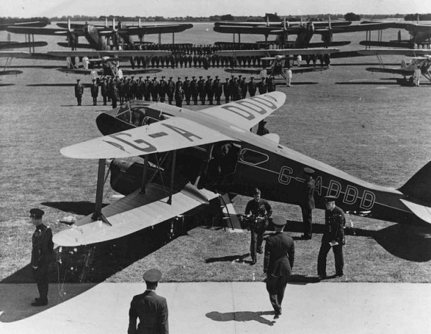 g-addd dh dragon rapide of kings flight 1936 0363-0011